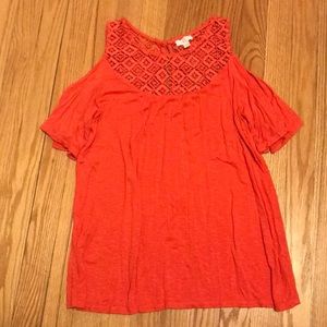 Charming Charlie’s off the shoulder top